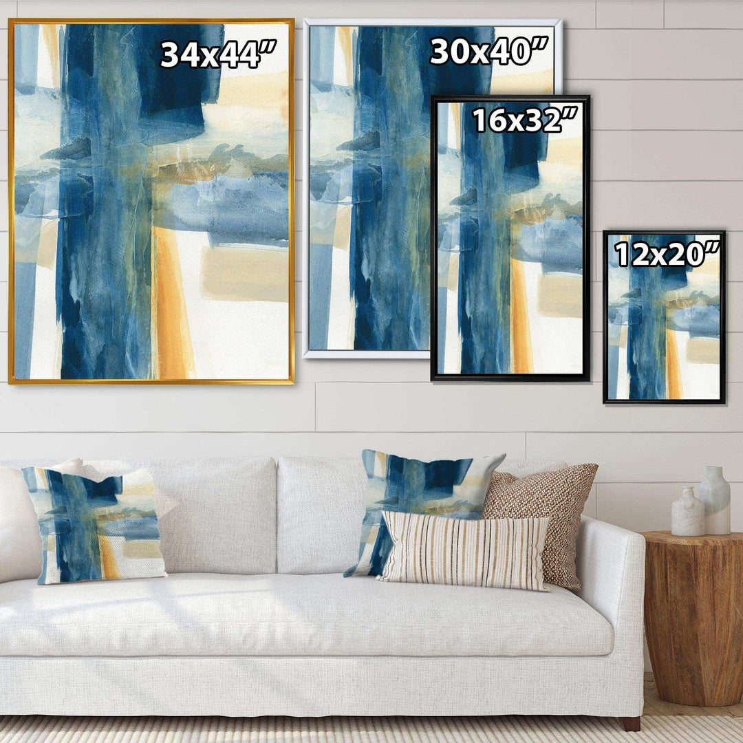 Indigo Panel VI - Modern Wall Art Prints
