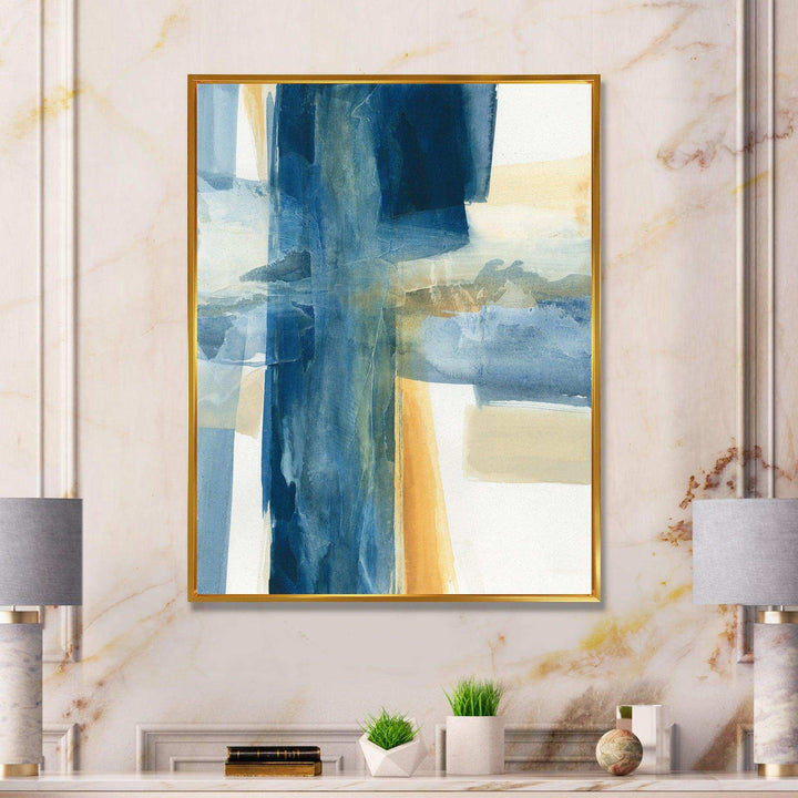 Indigo Panel VI - Modern Wall Art Prints