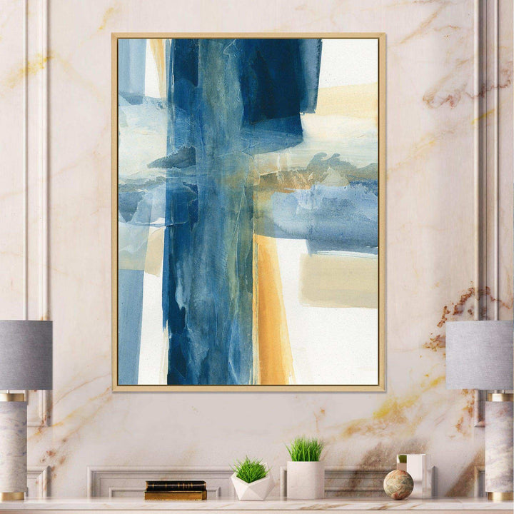 Indigo Panel VI - Modern Wall Art Prints