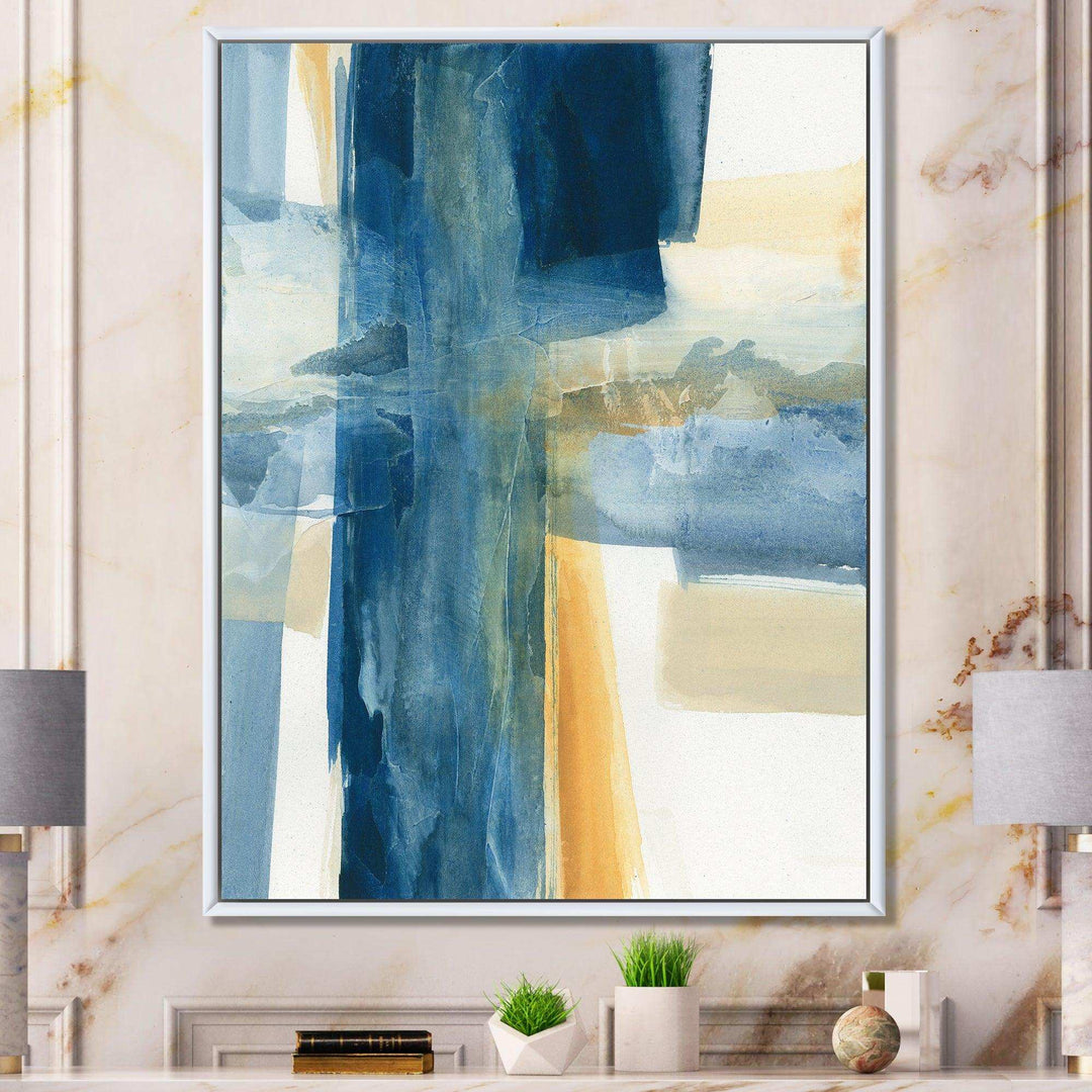 Indigo Panel VI - Modern Wall Art Prints