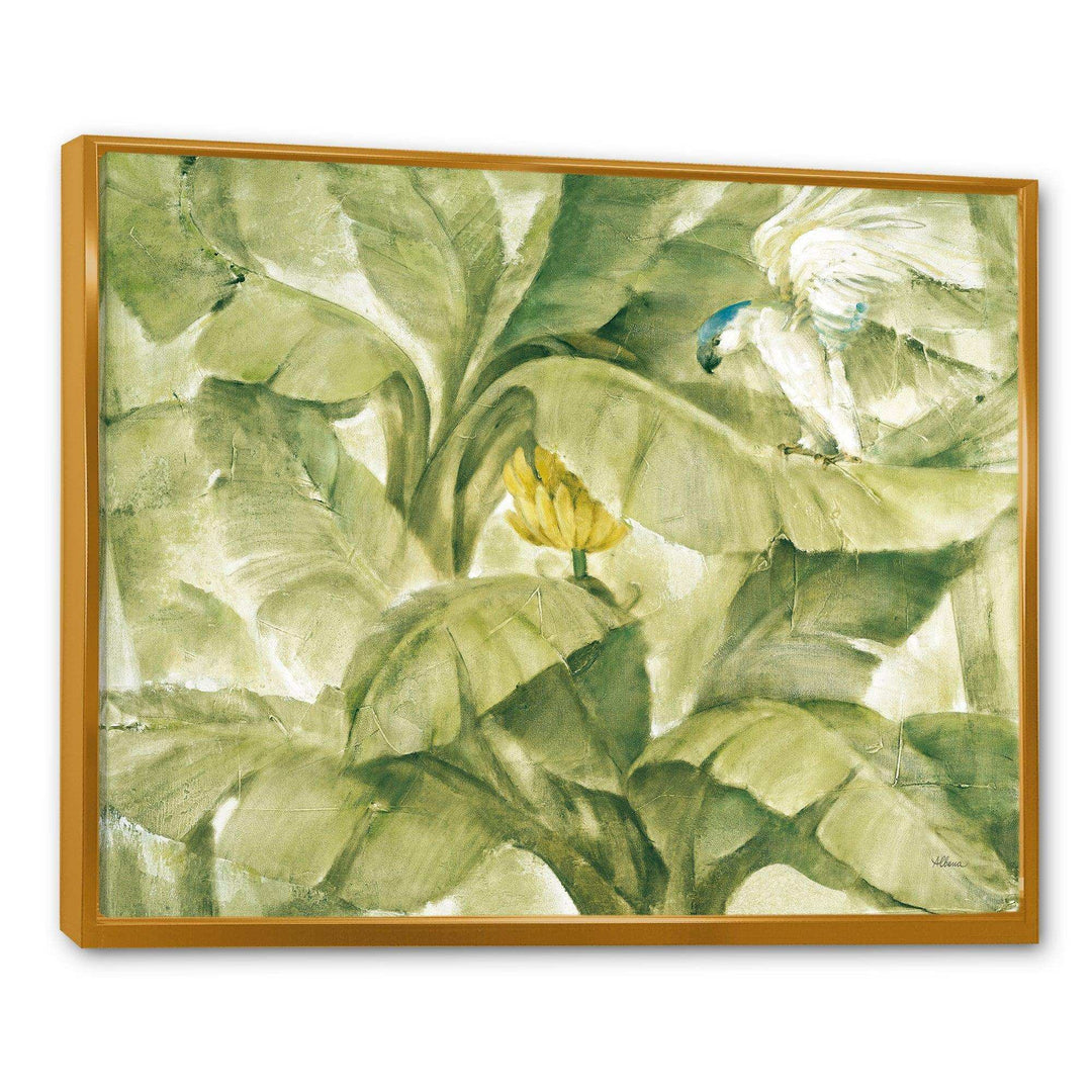 Tropical Canopy II Green - Farmhouse Living Room Wall Decor