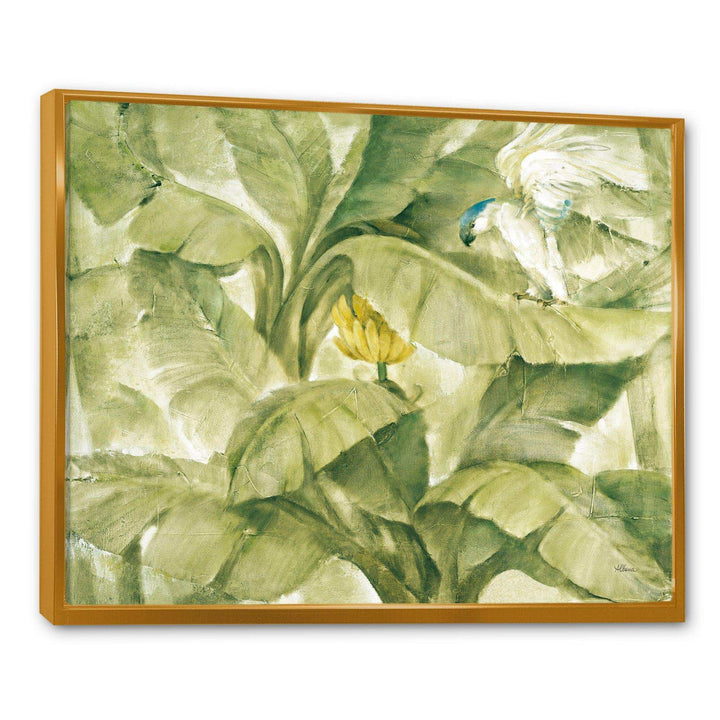 Tropical Canopy II Green - Farmhouse Living Room Wall Decor