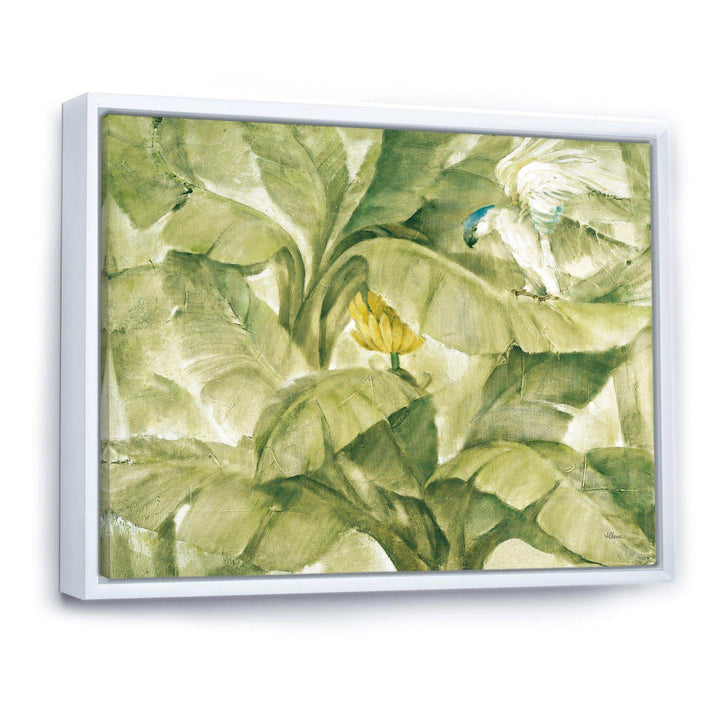 Tropical Canopy II Green - Farmhouse Living Room Wall Decor