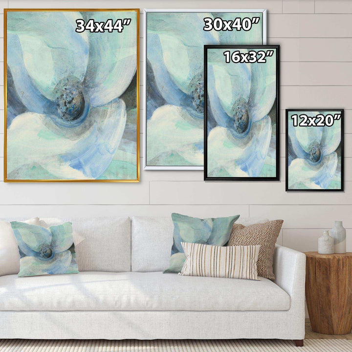 Watercolor Moonlight Magnolia II - Farmhouse Wall Art Prints