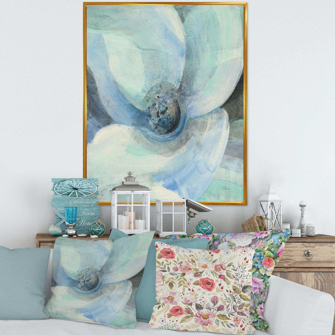 Watercolor Moonlight Magnolia II - Farmhouse Wall Art Prints