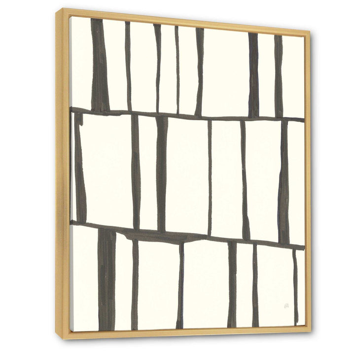 minimalist black and white I - Mid-Century Modern Living Room Wall Decor