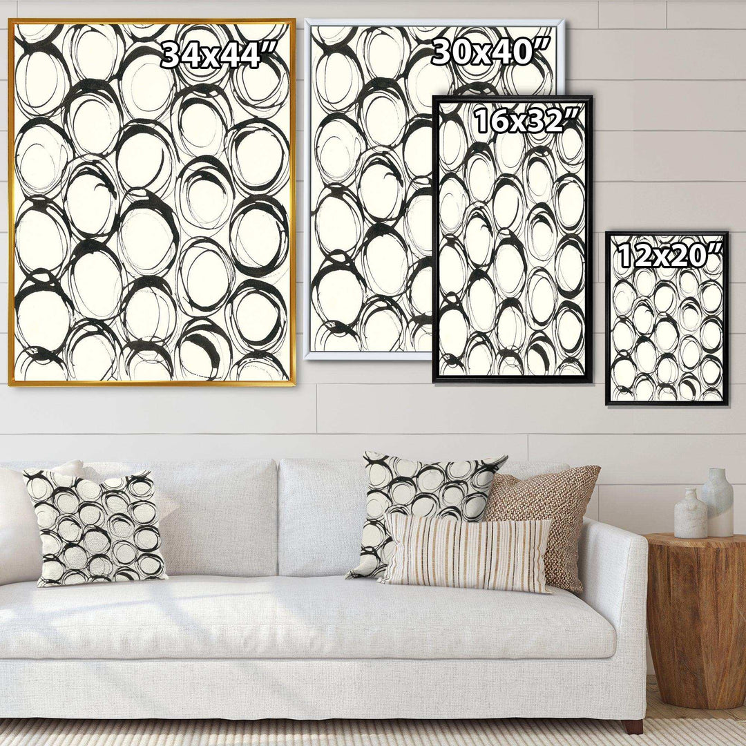 minimalist black and white II - Mid-Century Modern Bedroom Wall Art