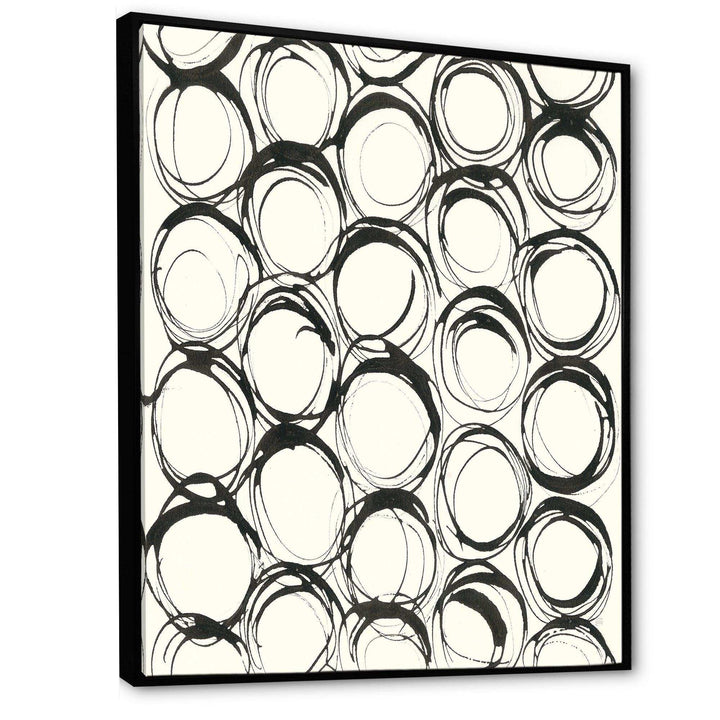 minimalist black and white II - Mid-Century Modern Bedroom Wall Art