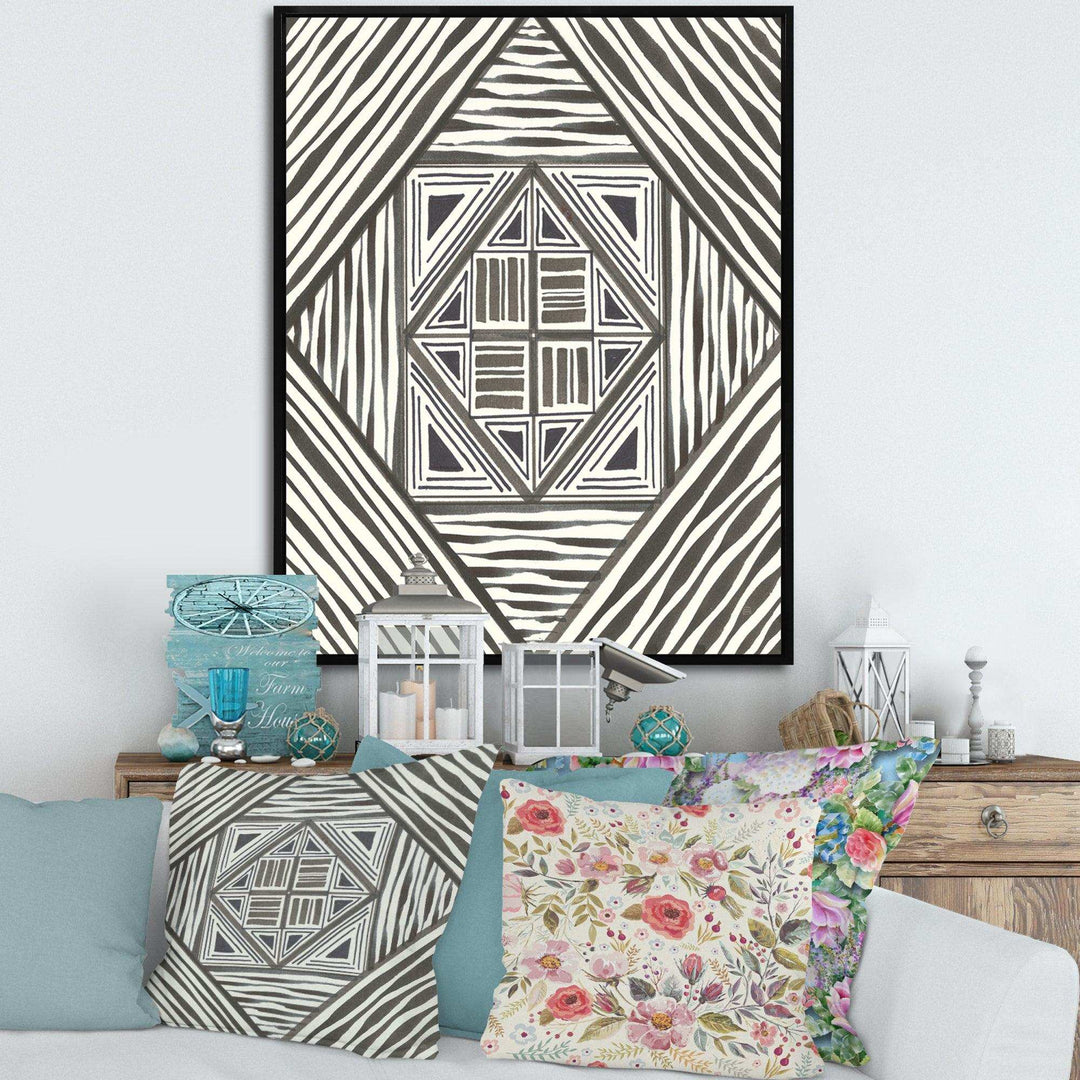 Minimalist Graphics II - Mid-Century Modern Canvas Wall Art