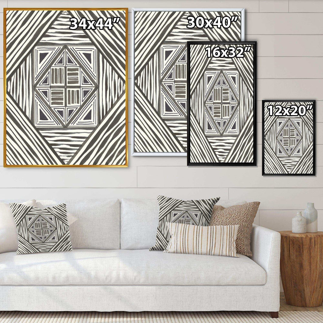 Minimalist Graphics II - Mid-Century Modern Canvas Wall Art