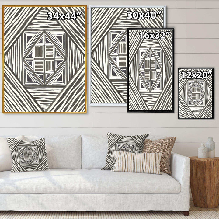 Minimalist Graphics II - Mid-Century Modern Canvas Wall Art