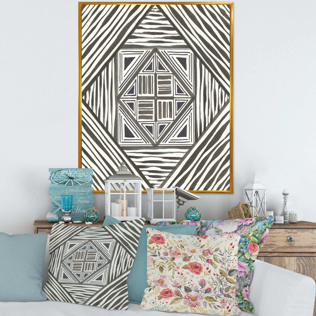 Minimalist Graphics II - Mid-Century Modern Canvas Wall Art