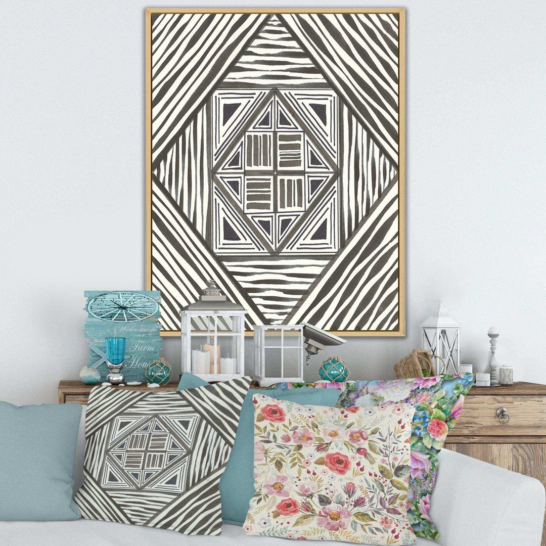 Minimalist Graphics II - Mid-Century Modern Canvas Wall Art