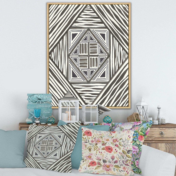 Minimalist Graphics II - Mid-Century Modern Canvas Wall Art