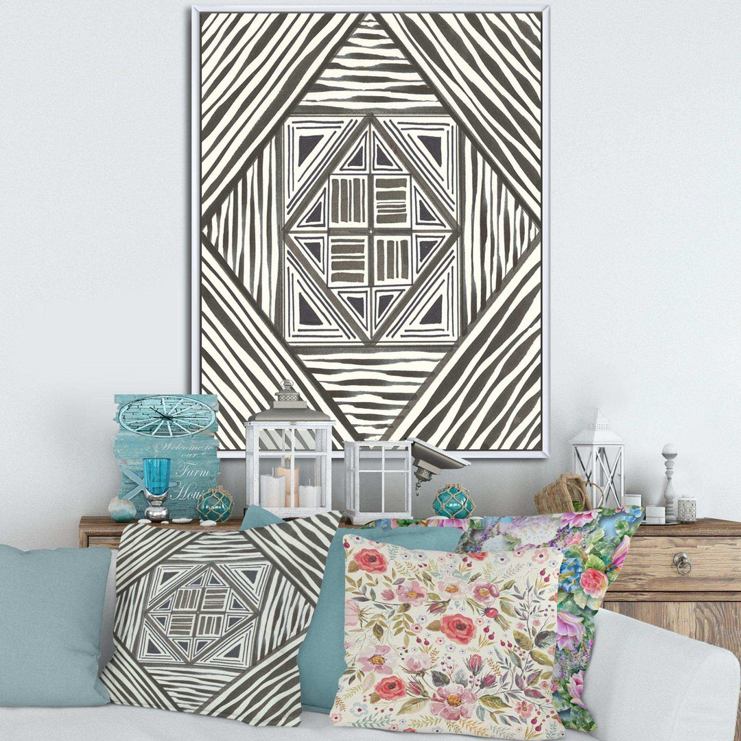 Minimalist Graphics II - Mid-Century Modern Canvas Wall Art