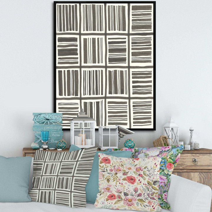 Minimalist Graphics I - Mid-Century Modern Canvas Wall Art