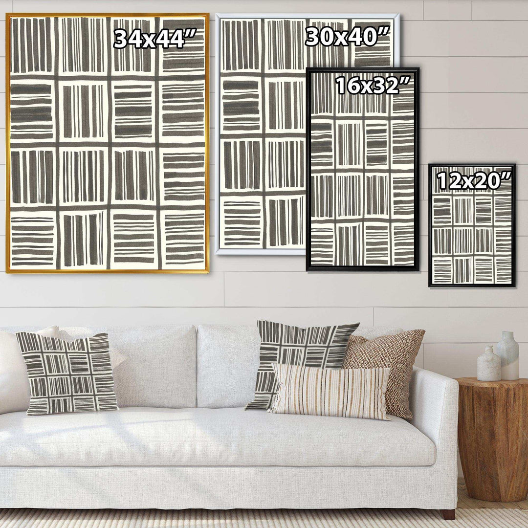 Minimalist Graphics I - Mid-Century Modern Canvas Wall Art