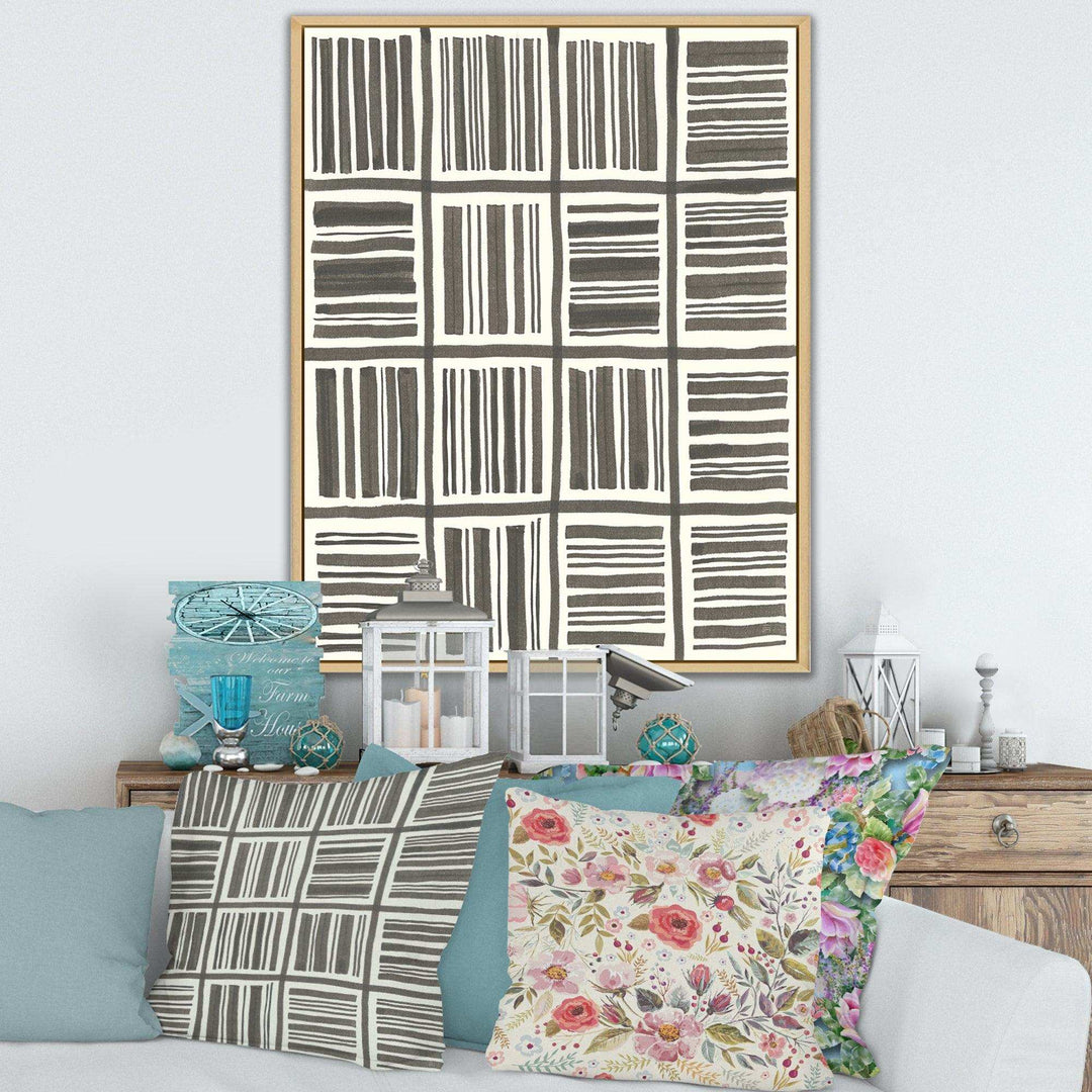 Minimalist Graphics I - Mid-Century Modern Canvas Wall Art