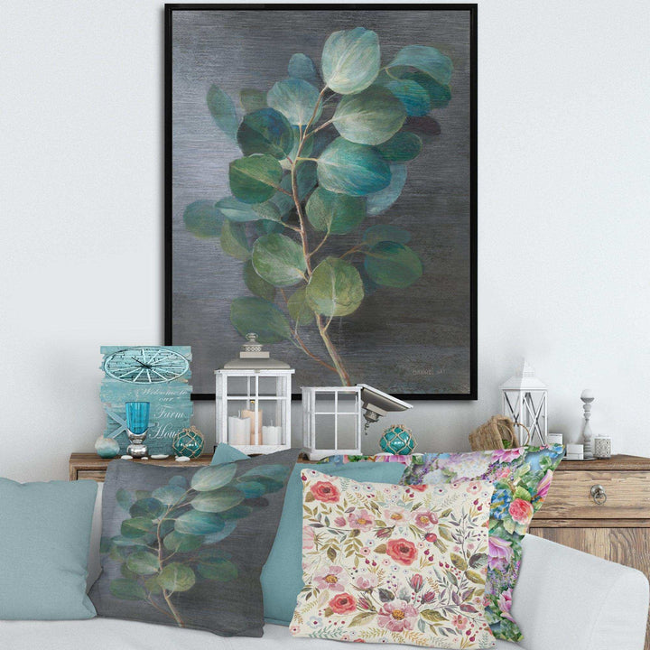 Fresh leaves I - Farmhouse Living Room Wall Decor