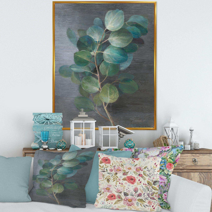 Fresh leaves I - Farmhouse Living Room Wall Decor