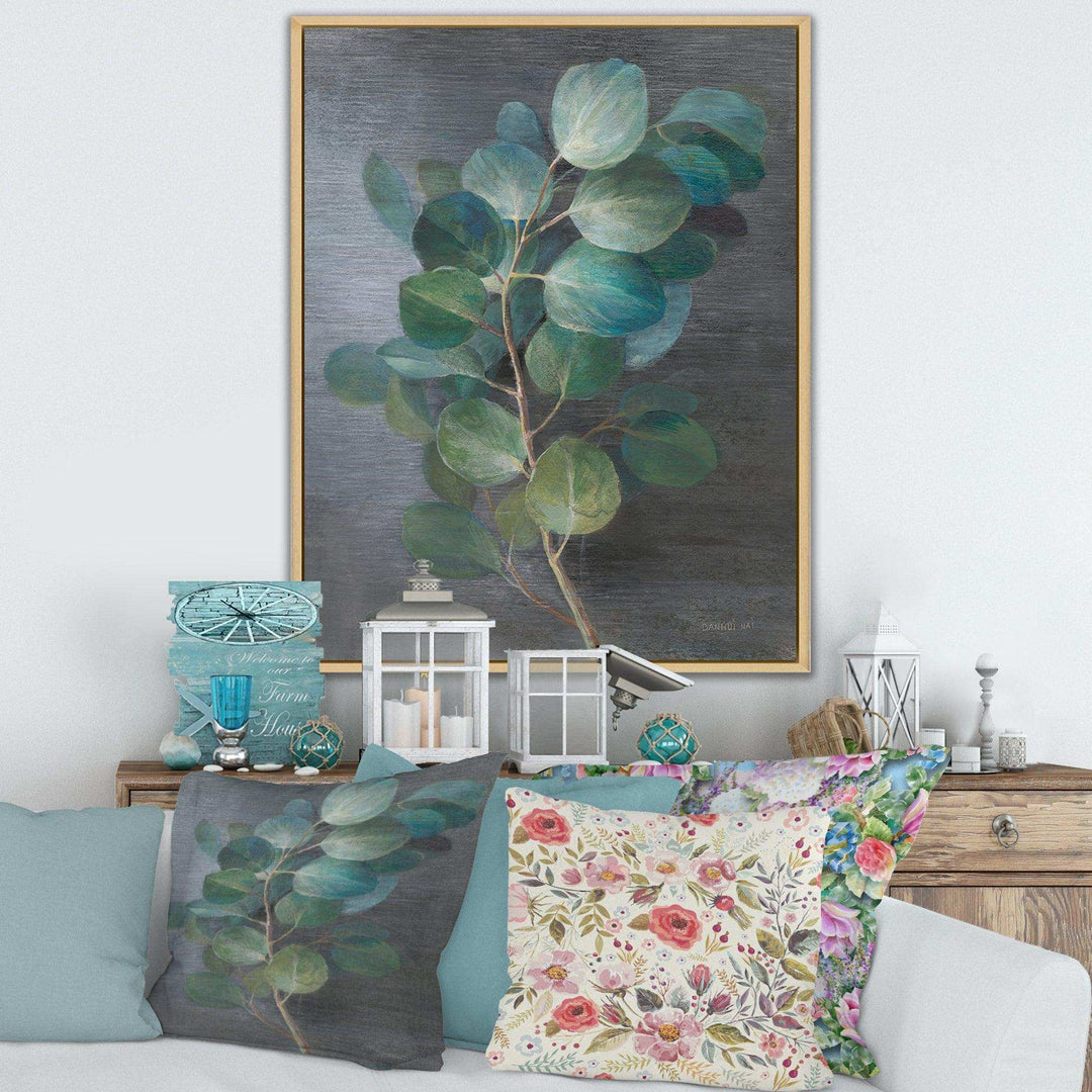 Fresh leaves I - Farmhouse Living Room Wall Decor