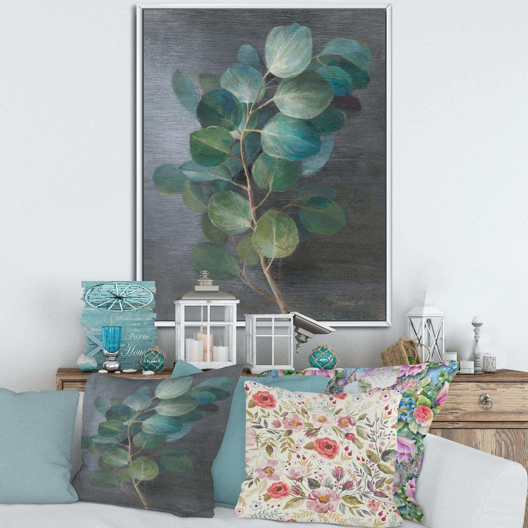 Fresh leaves I - Farmhouse Living Room Wall Decor