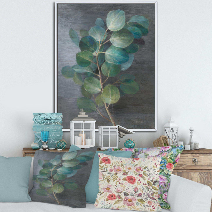 Fresh leaves I - Farmhouse Living Room Wall Decor