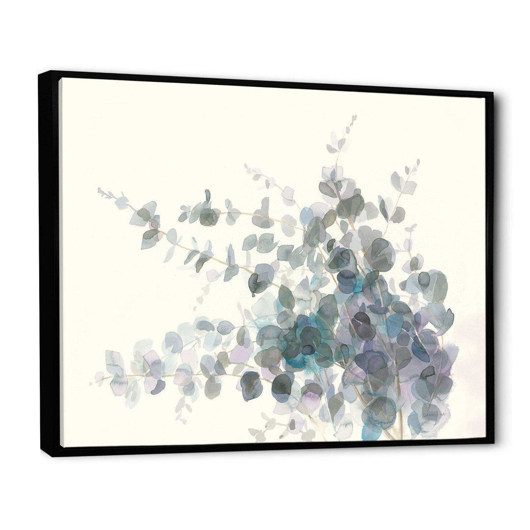 Grey Watercolor Flower II - Traditional Canvas Wall Art