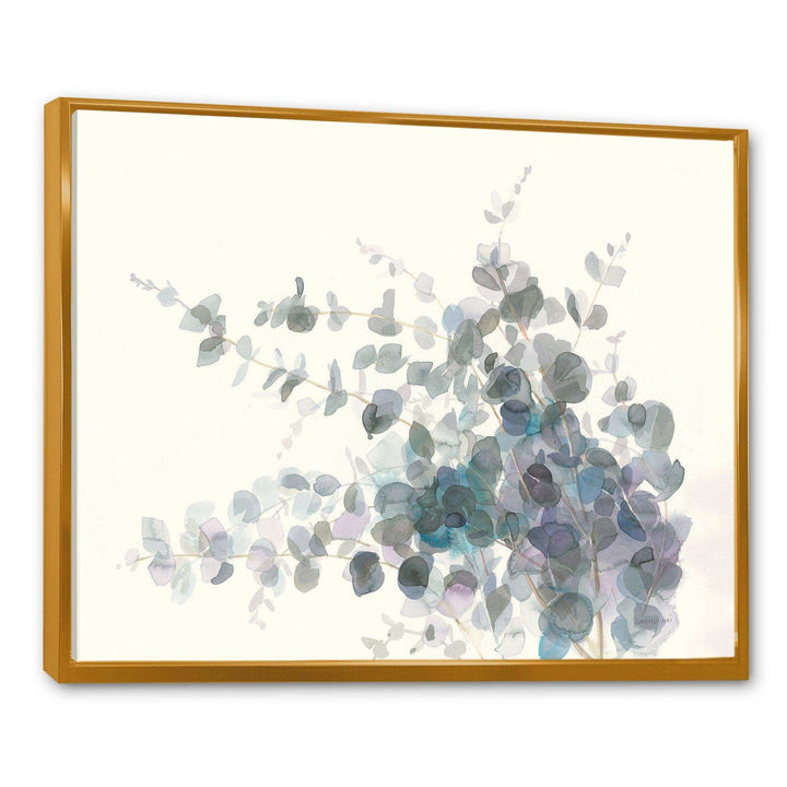 Grey Watercolor Flower II - Traditional Canvas Wall Art