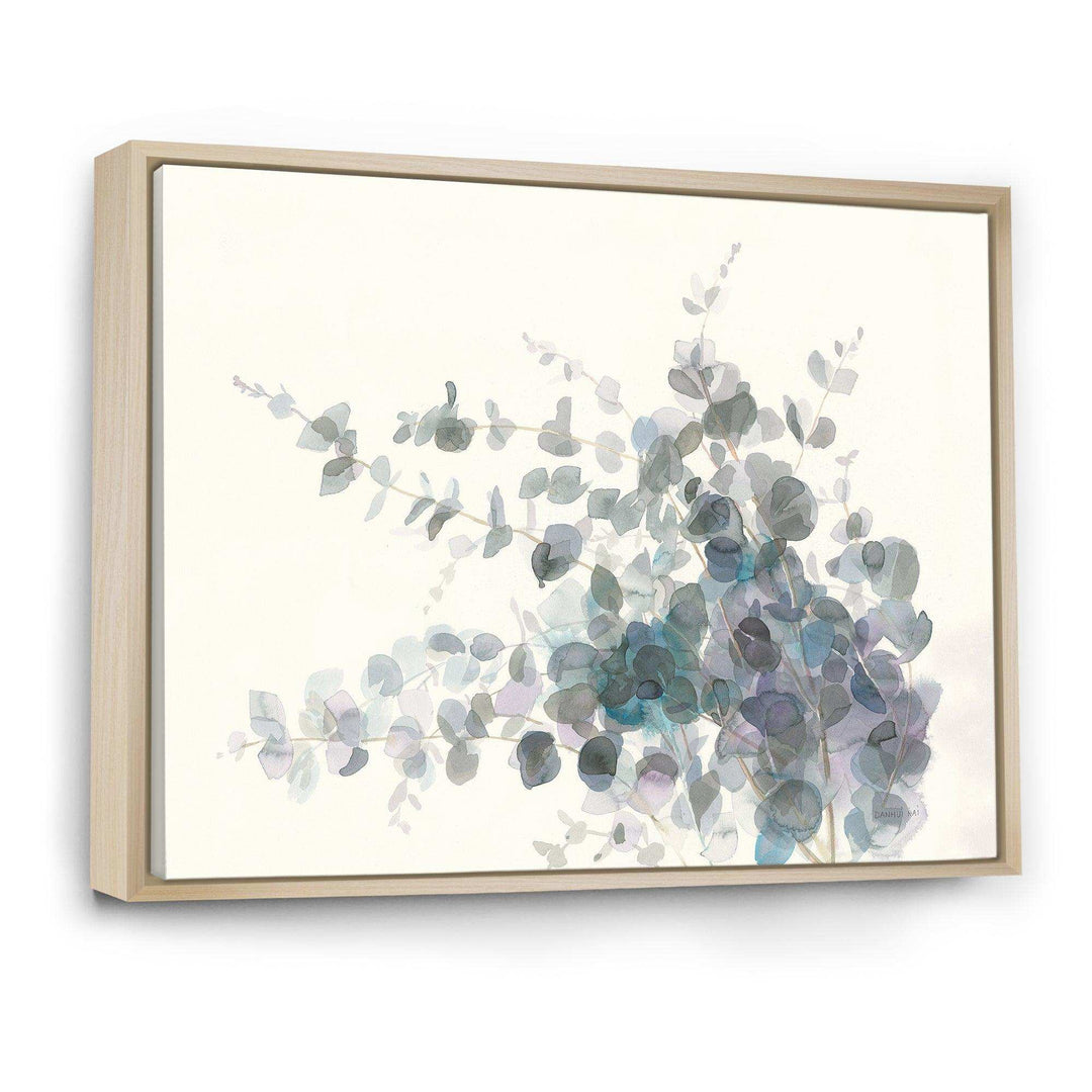 Grey Watercolor Flower II - Traditional Canvas Wall Art