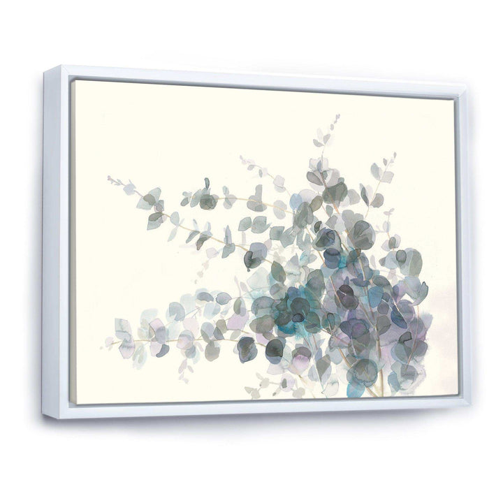 Grey Watercolor Flower II - Traditional Canvas Wall Art