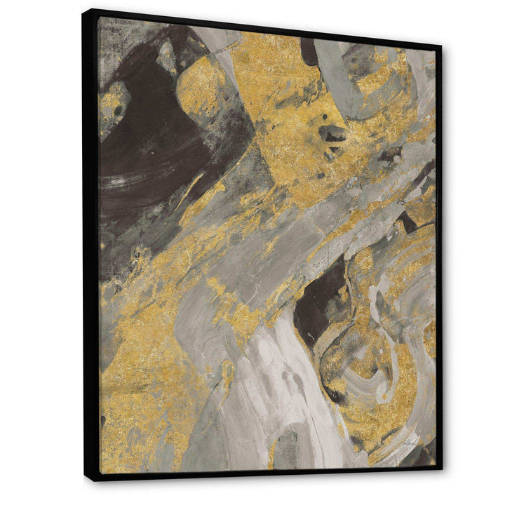 Marble Gold and Black - Modern Wall Art Prints
