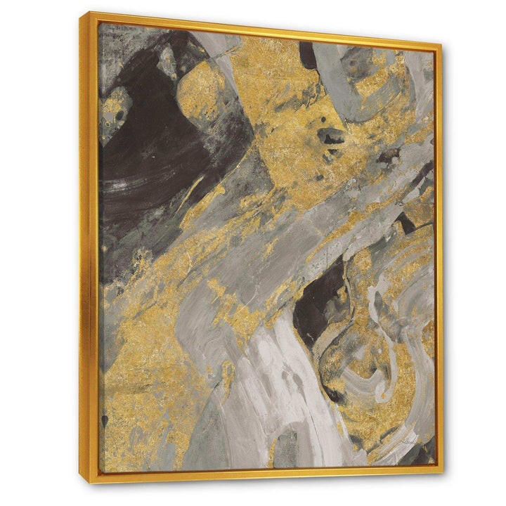 Marble Gold and Black - Modern Wall Art Prints