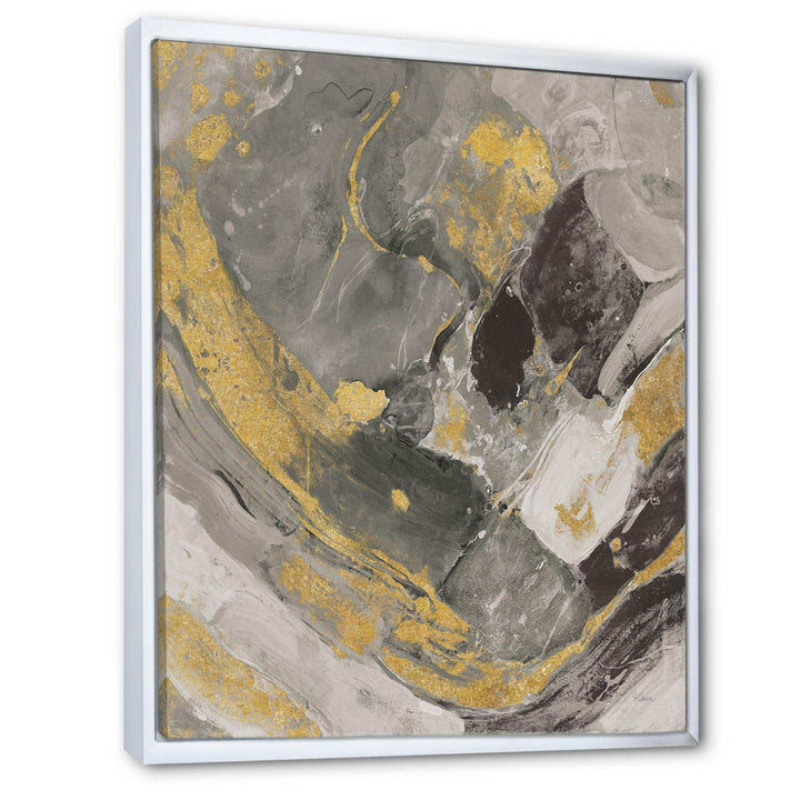 Marble Gold and Black II - Modern Living Room Wall Decor