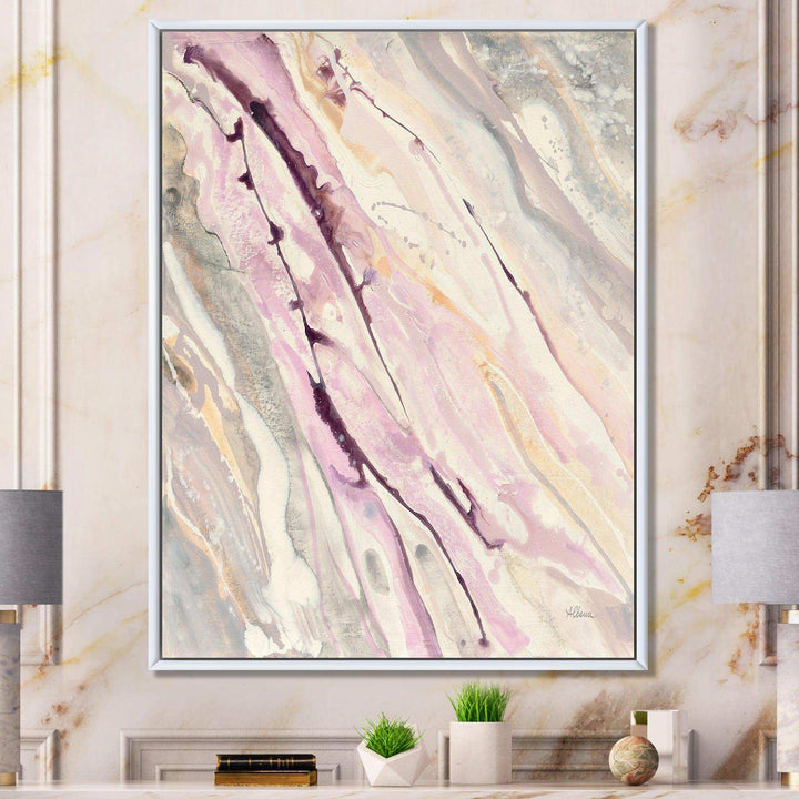 Shaby Pink Marble - Shabby Chic Living Room Wall Decor