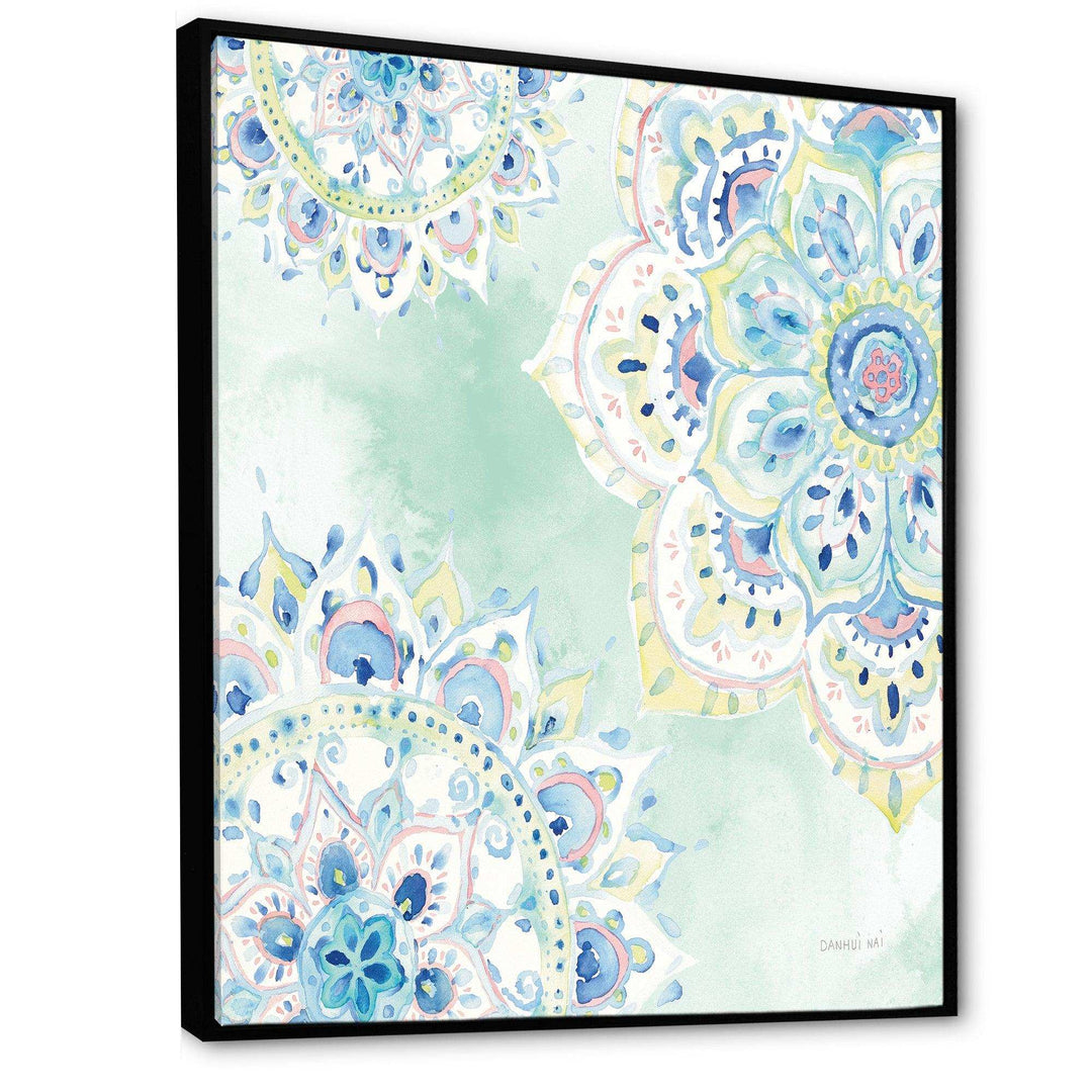 Watercolor mandalas IV - Farmhouse Canvas Wall Art