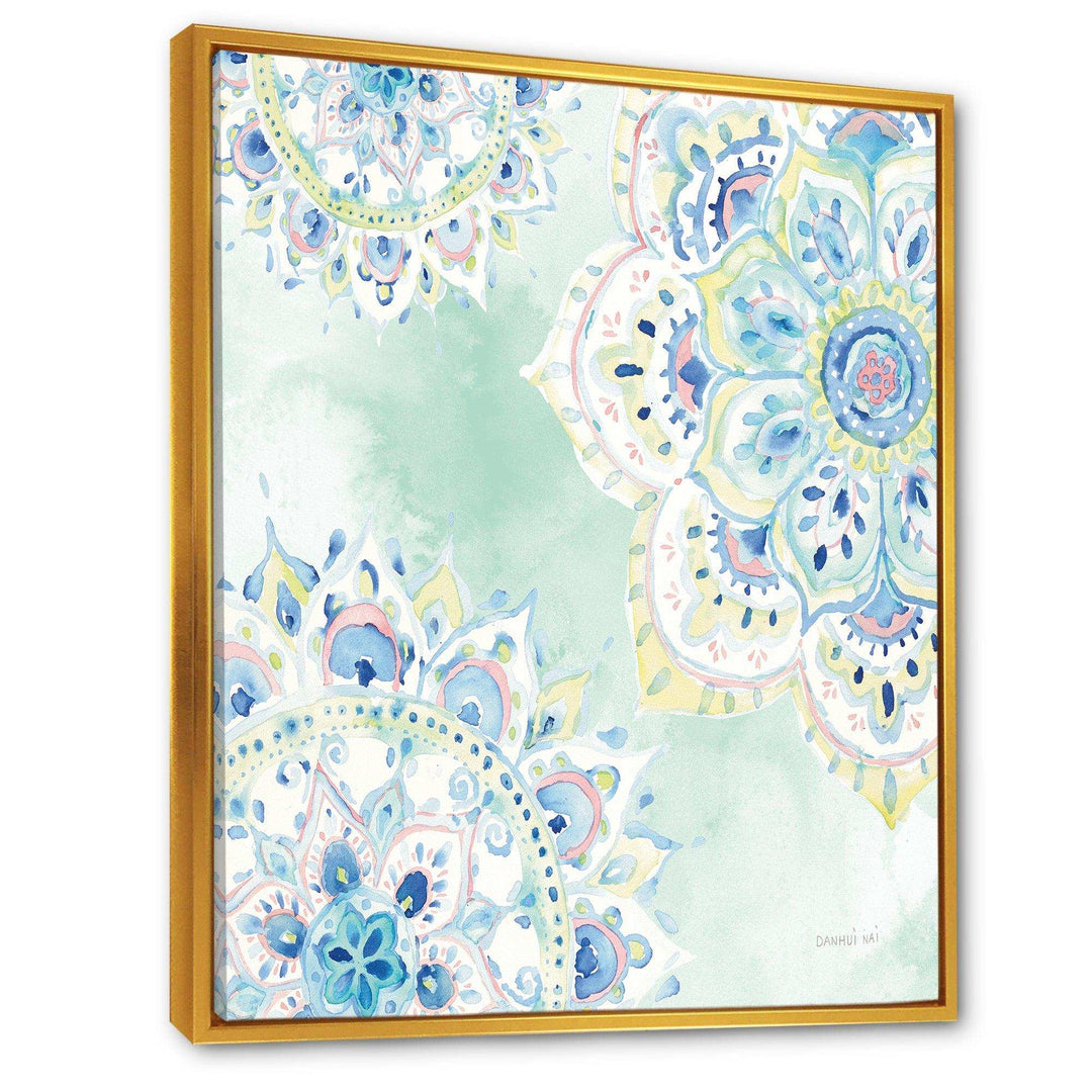 Watercolor mandalas IV - Farmhouse Canvas Wall Art
