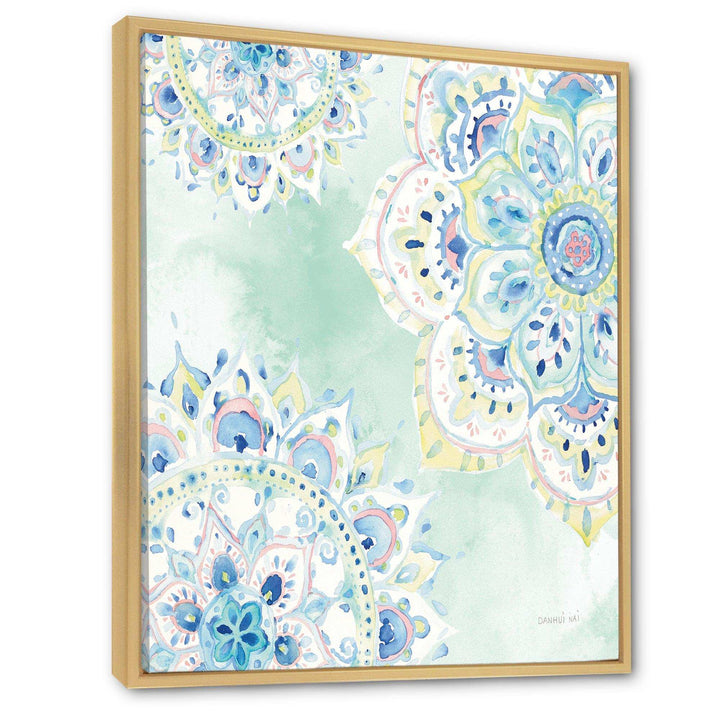 Watercolor mandalas IV - Farmhouse Canvas Wall Art