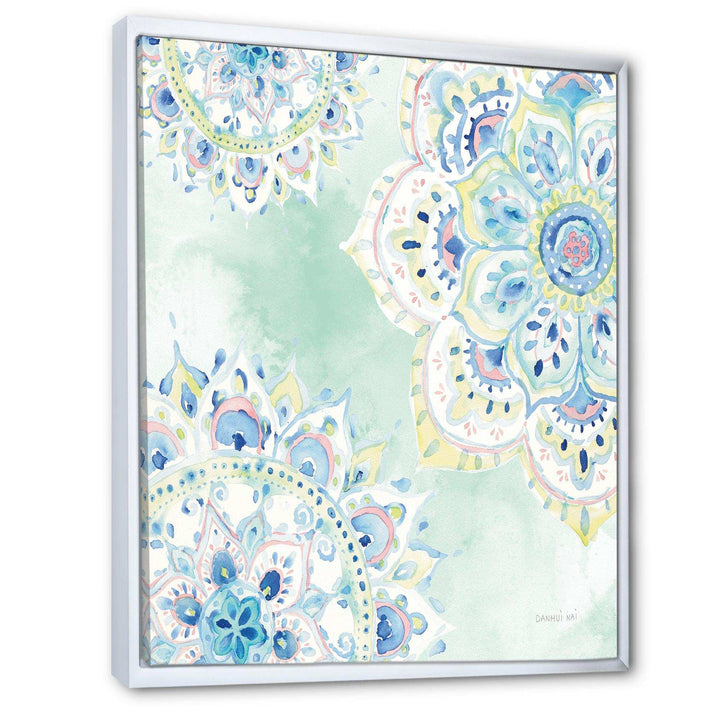 Watercolor mandalas IV - Farmhouse Canvas Wall Art
