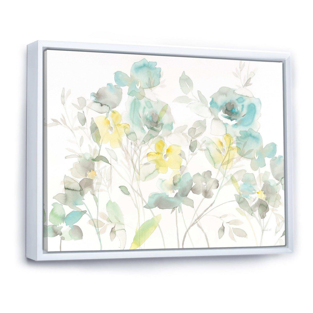 Aqua Rose Natural Element - Traditional Wall Art Prints