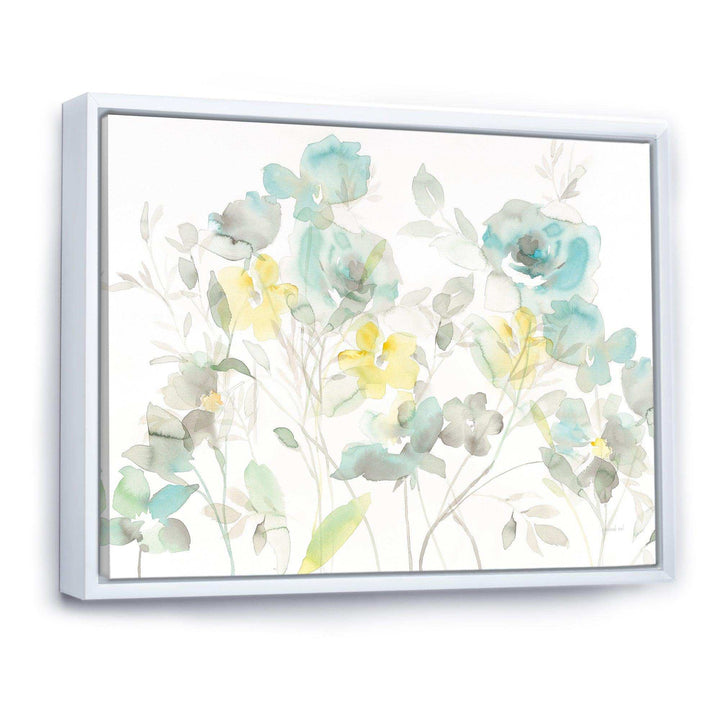 Aqua Rose Natural Element - Traditional Wall Art Prints