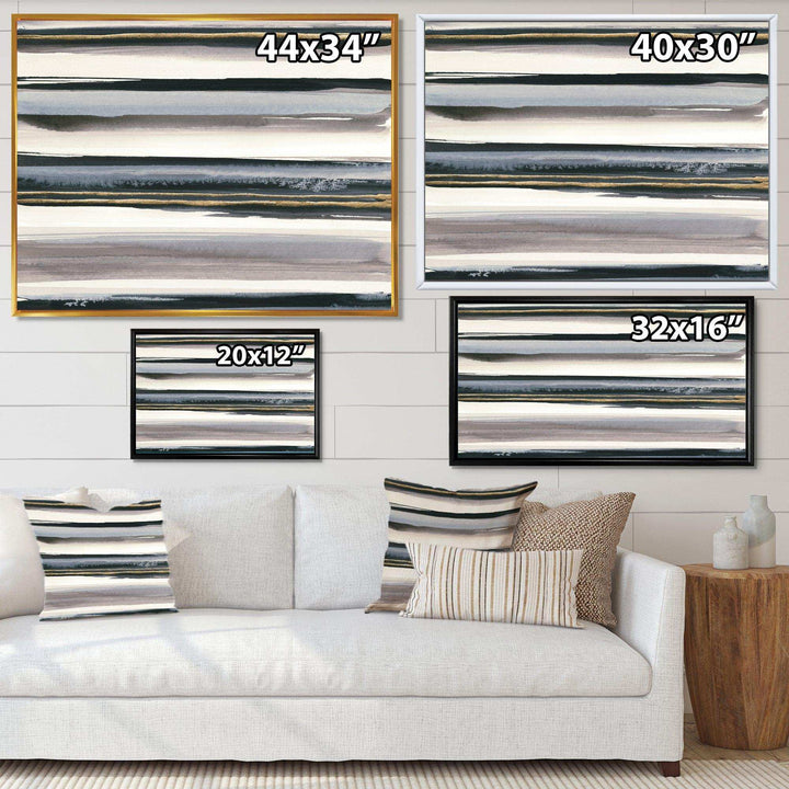 Gold Watercolor Amethyst I - Modern Wall Art Prints