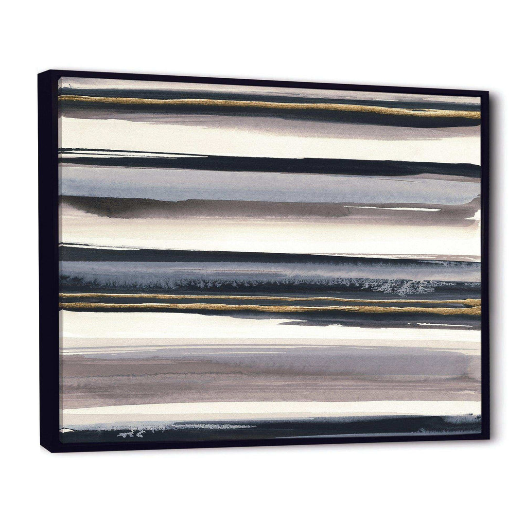 Gold Watercolor Amethyst I - Modern Wall Art Prints