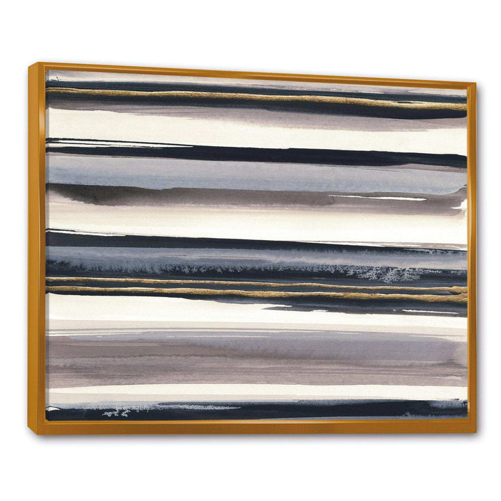 Gold Watercolor Amethyst I - Modern Wall Art Prints