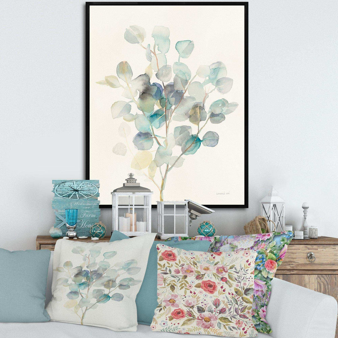 Eucalyptus leaves I - Traditional Bedroom Wall Art