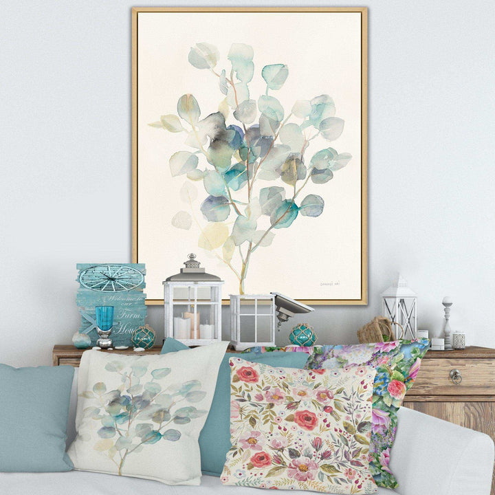 Eucalyptus leaves I - Traditional Bedroom Wall Art