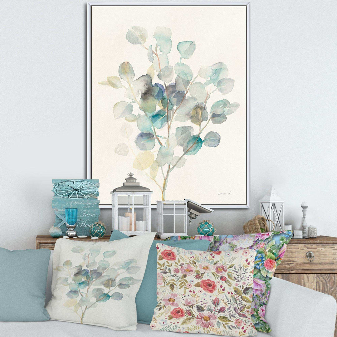Eucalyptus leaves I - Traditional Bedroom Wall Art
