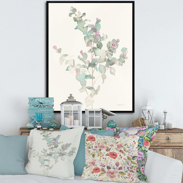 Eucalyptus leaves II - Traditional Bedroom Wall Art