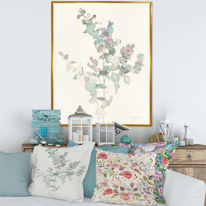 Eucalyptus leaves II - Traditional Bedroom Wall Art