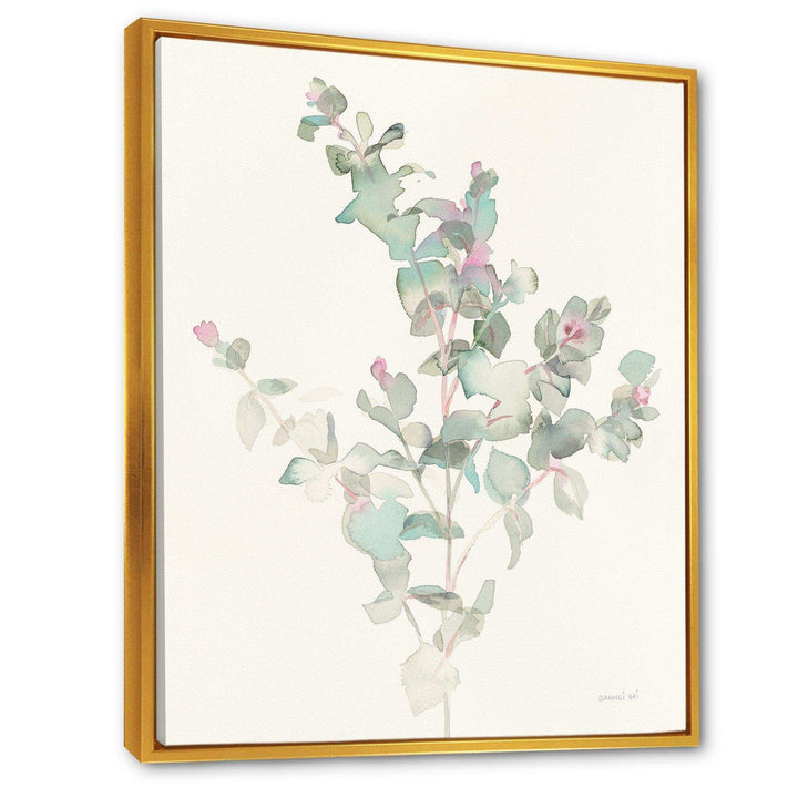 Eucalyptus leaves II - Traditional Bedroom Wall Art